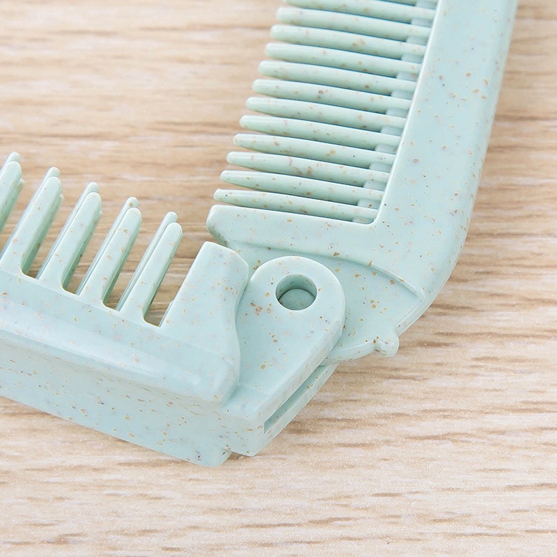 [Tổng Kho Sỉ] Lược Gập Chải Đầu Du Lịch Nhựa Lúa Mạch / THÉP KHÔNG GỈ Cao Cấp