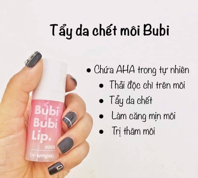 Tẩy tế bào chết, thải độc môi Bubi Bubi Lip | BigBuy360 - bigbuy360.vn
