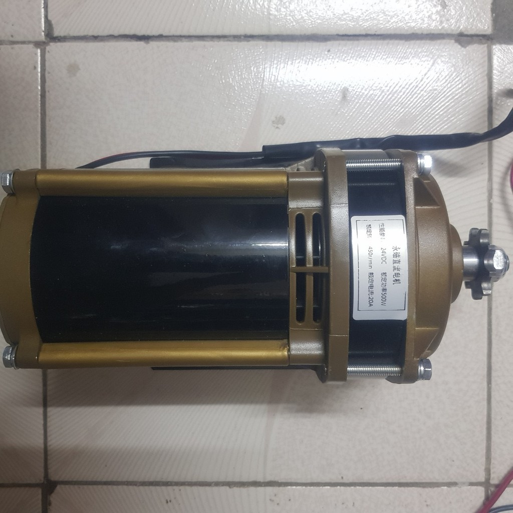 Motor giảm tốc DC 24v 500w