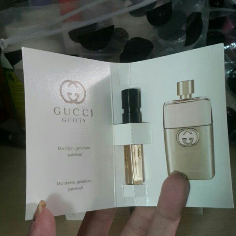 Vial (sample) mẫu thử Nước hoa Gucci Guilty Pour Femme EDP 1.5ml