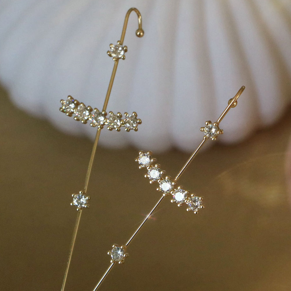 Khuyên tai dạng xỏ kẹp móc lạ mắt quyến rũ cho nữ