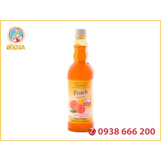 Siro pixie đào 730ml - pixie peach syrup