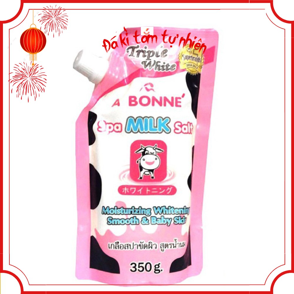 Muối tắm sữa bò tẩy tế bào chết A Bonne Spa Milk Salt Thái Lan 350gr