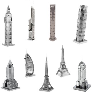 Mô hình 3D kim loại lắp ráp tháp Eiffel