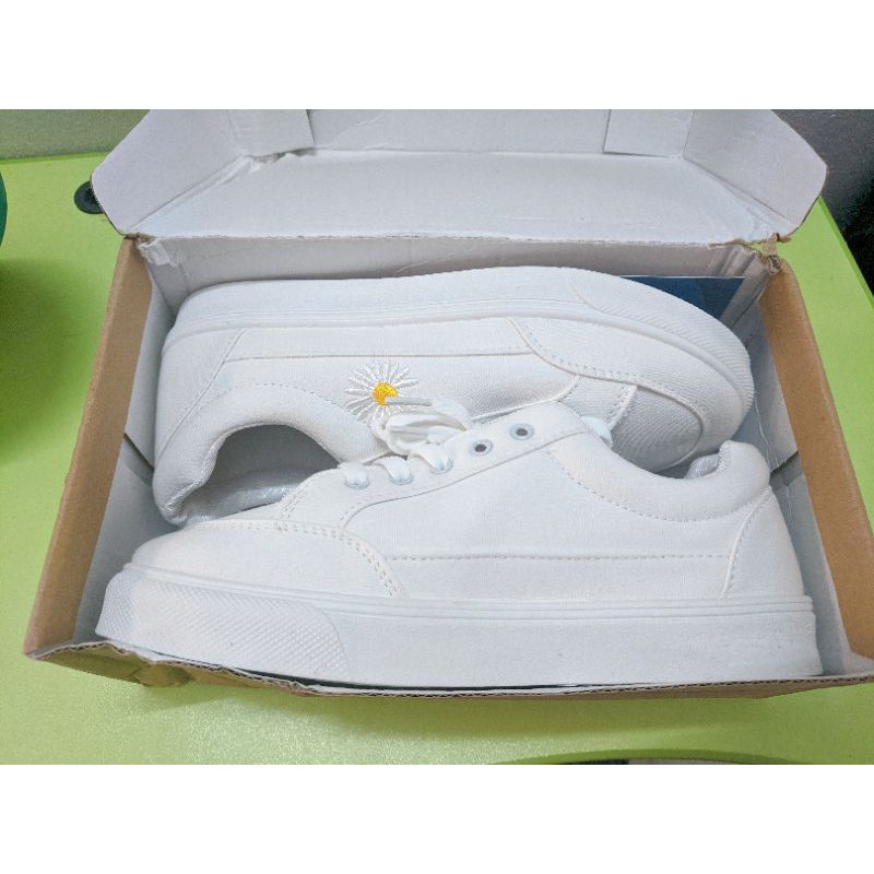 [Order-Ảnh&Clip thật hàng về] Giày sneaker nữ hoa cúc trắng đen 2020 (+2% phí shopee)