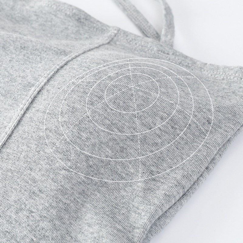 Áo Ống Xẻ Tà Màu Sắc Có Đệm Ngực Phong Cách Hàn Quốc Quyến Rũ Dành Cho Nữ