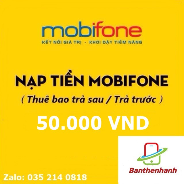 Thẻ mobifone 50k