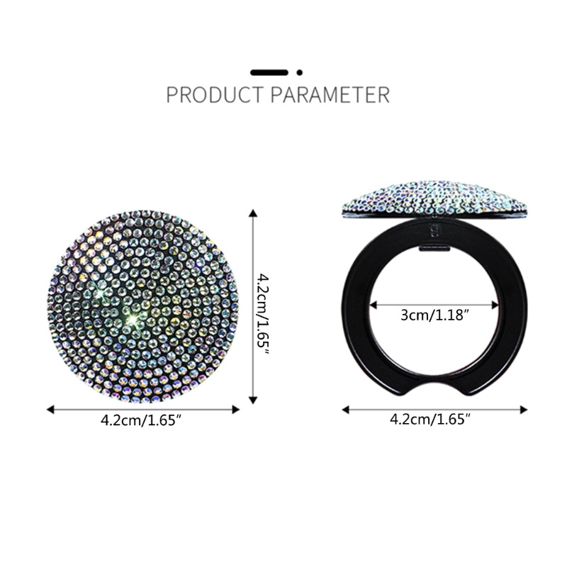 Vỏ Bọc Nút Khởi Động Xe Hơi Đính Đá Pha Lê Sang Trọng