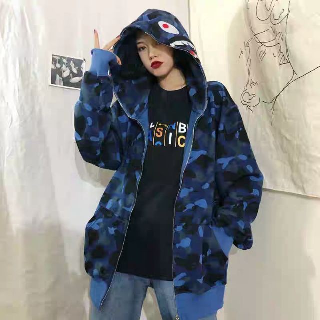 (Order) Áo khoác BAPE ulzzang kèm hình thật cuối