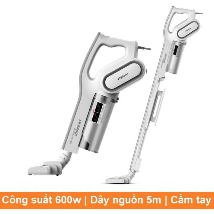Máy hút bụi cầm tay Xiaomi Deerma DX700  2 trong 1 lực hút mạnh bảo hành lên đến 12 tháng