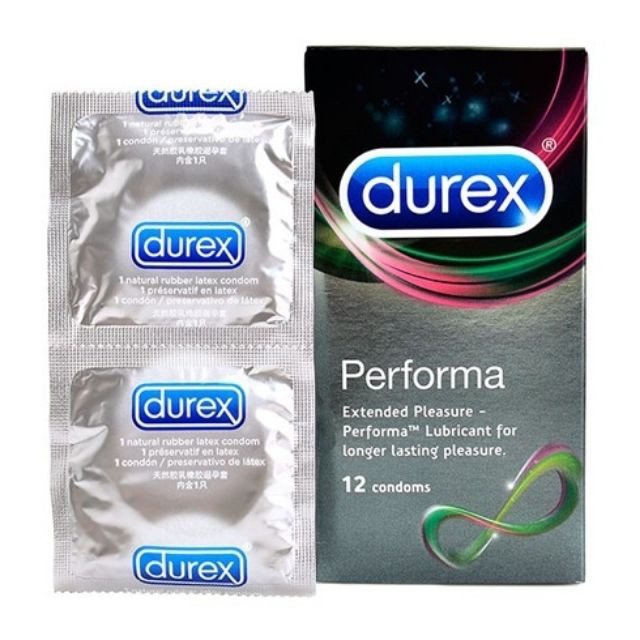 (Freeship đơn 50k) Bao cao su Durex Performa hộp 12c cam kết giá tốt - siêu an toàn