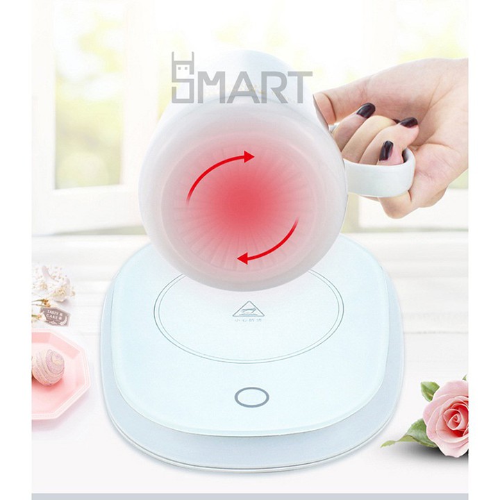 Bộ Cốc Hâm Nóng Kèm Đế Điện Thiết Kế Hiện Đại, Gọn Nhẹ,Dùng Để Hâm Sữa, Cà Phê, Pha Trà,