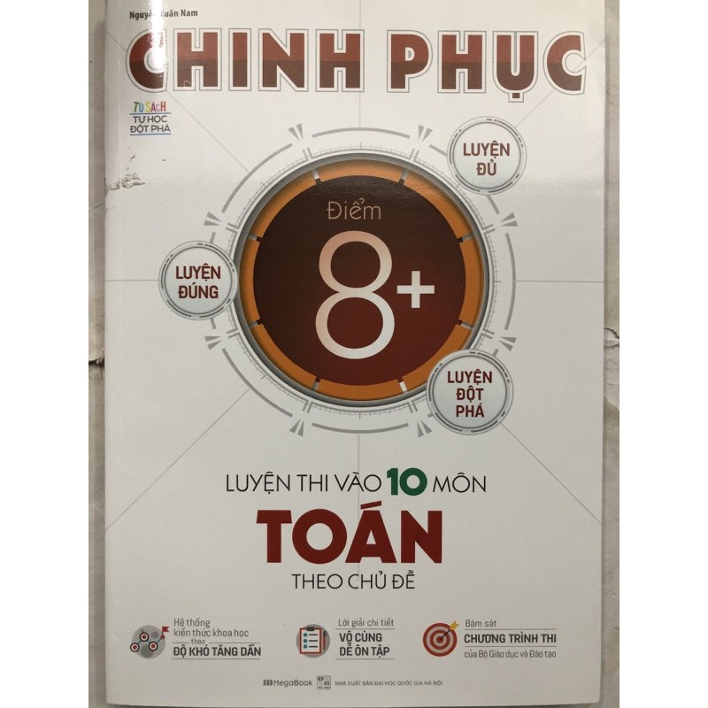 Sách - Chinh phục Điểm 8+ Luyện thi vào 10 Môn Toán theo chủ đề