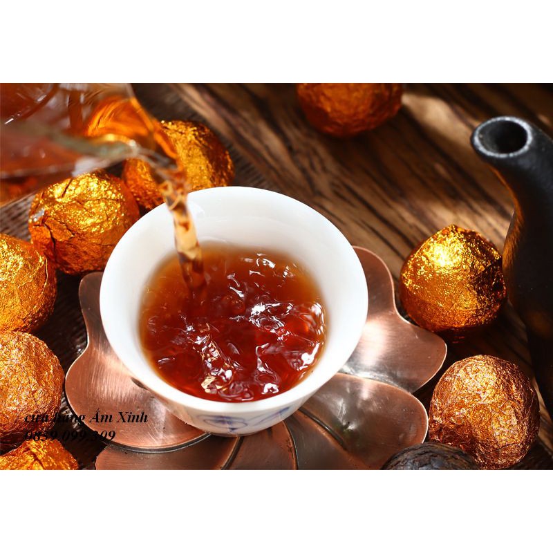 Trà Phổ Nhĩ Quýt Vân Nam (Đóng túi 06 viên khoảng 50 gram) | BigBuy360 - bigbuy360.vn