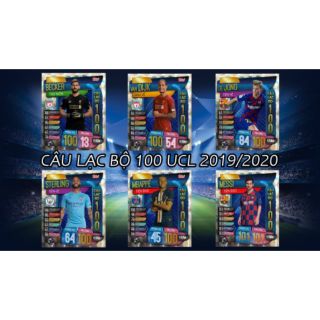 Thẻ insert Poca Match Attax( thẻ in)