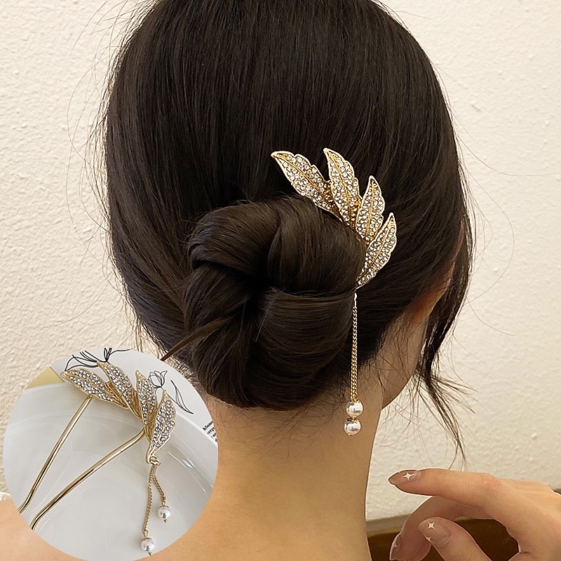 Kẹp Tóc Đính Quả Bóng Tròn Thời Trang Hàn Quốc