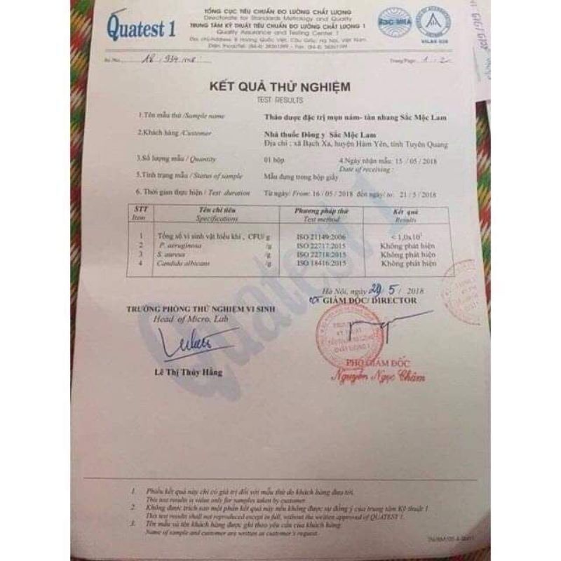 Mặt nạ Sắc Mộc Lam