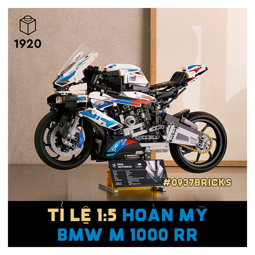 [SẴN HÀNG] LEGO 42130 LEGO Technic 42130 SIÊU MÔ TÔ BMW M 1000 RR