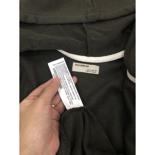 Áo khoác Pull & Bear nỉ da cá