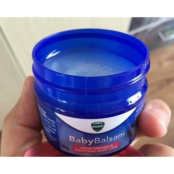 Dầu bôi giữ ấm ngực Vicks Baby Balsam