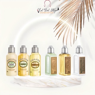 Sữa Tắm/Dầu Gội hạnh nhân, Cỏ Roi Ngựa Loccitane 50ml - Rất tiện khi đi du lịch