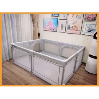 Quây cũi vải HUGME chống va đập, an toàn cho bé
