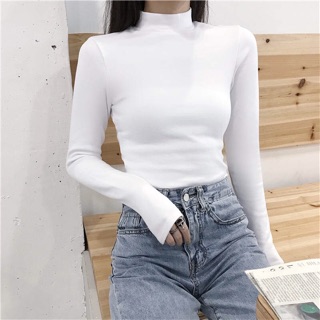 Áo thun cổ lọ 95k/em
