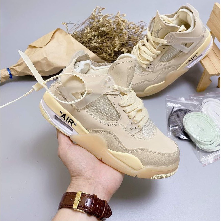 Giày Thể Thao White Sail Nam Nữ Cao Cấp, Giày Sneaker Bóng Rổ Màu Kem [ Full Tag+Kèm Dây] | BigBuy360 - bigbuy360.vn