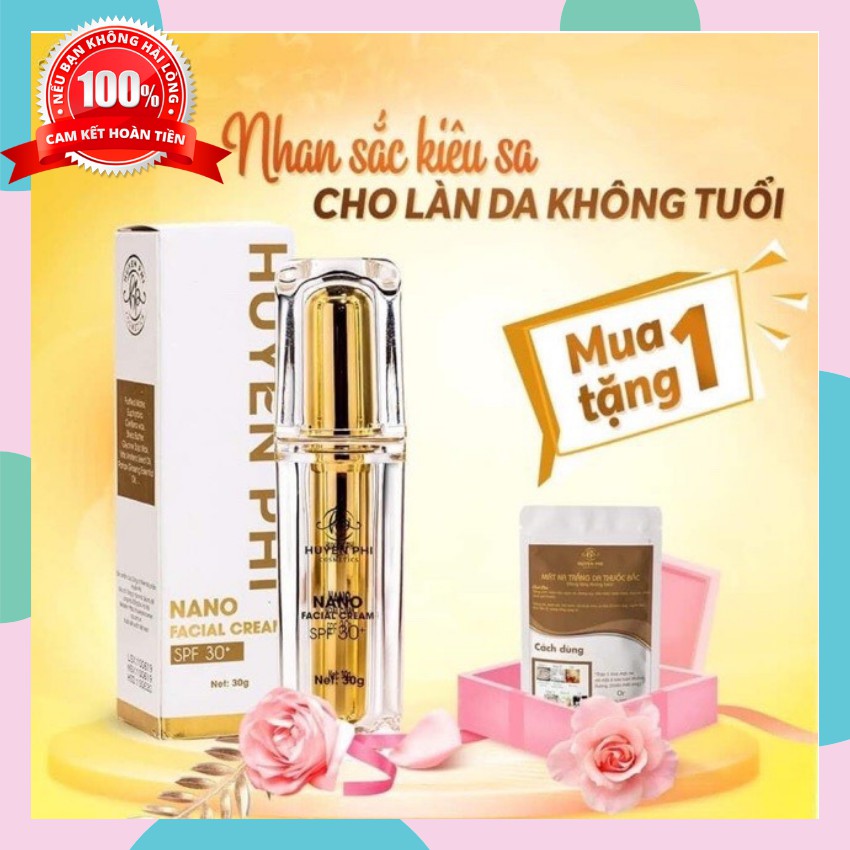 Kem chống nắng 🔸HÀNG CHÍNH HÃNG🔸 kem Face Nano cung cấp độ ẩm, dưỡng trắng, giúp da mịn màng