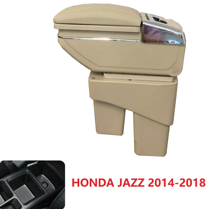 Hộp tỳ tay ô tô Honda Jazz - hàng cao cấp