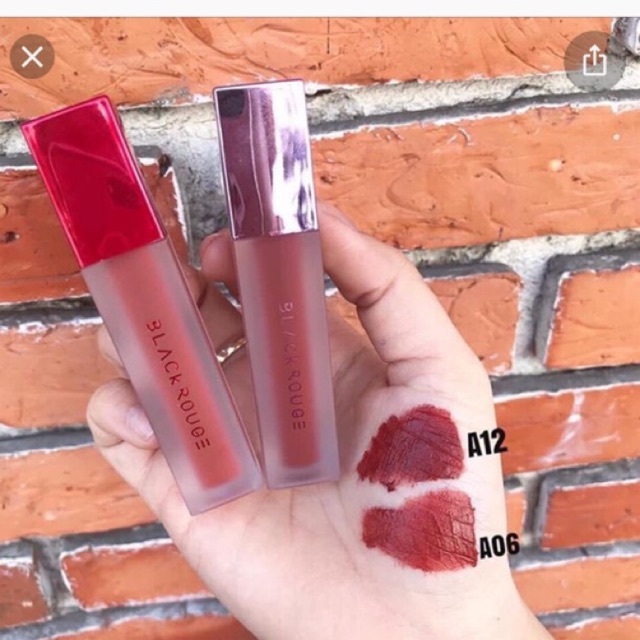 Sẵn 2 màu son kem[ A06 và A12] Black
