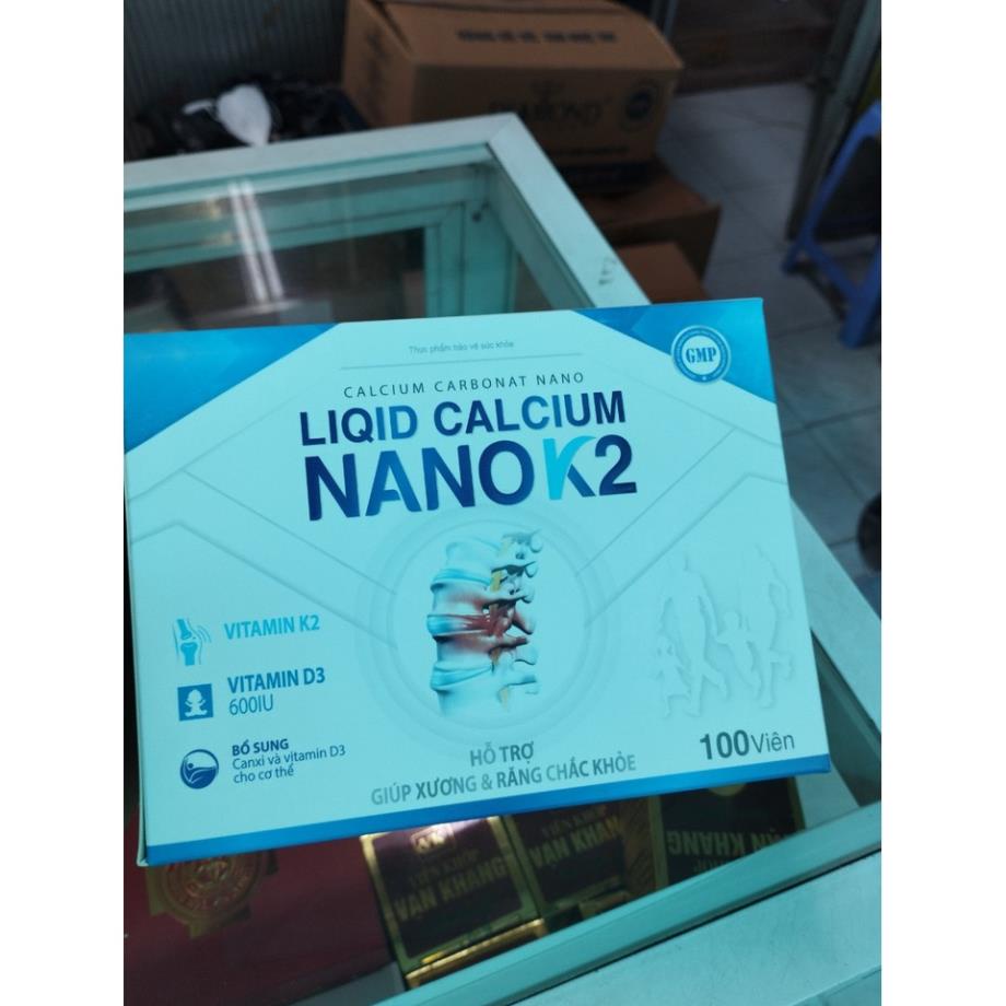 Liqid Calcium nano K2 phát triển chiều cao, kích thích ăn ngon, cho xương và răng chắc khoẻ chống còi xương, loãng xương