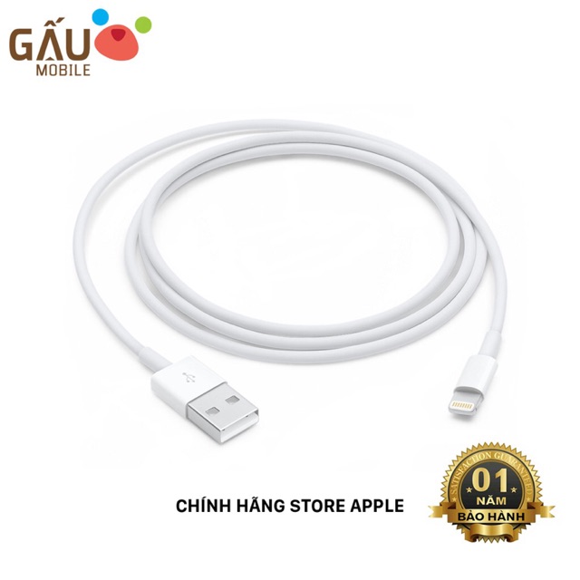 [Chính Hãng] Cáp Apple Lightning to USB Cable chính hãng (2m)