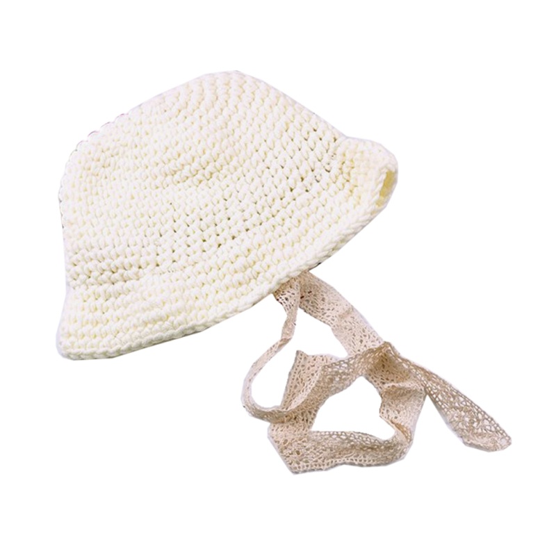 Nón Panama Đan Len Giữ Ấm Mùa Đông Thời Trang Cho Bé Gái