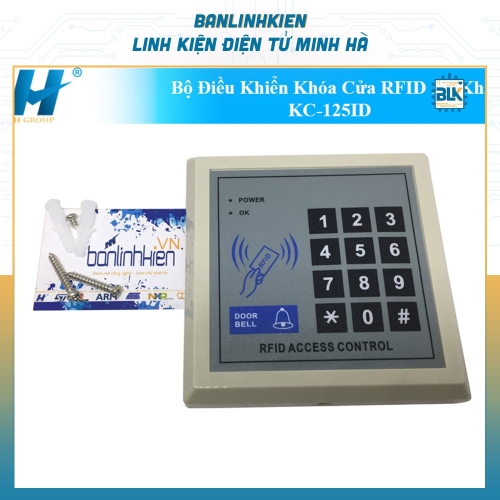 Bộ Điều Khiển Khóa Cửa RFID 125Khz KC-125ID