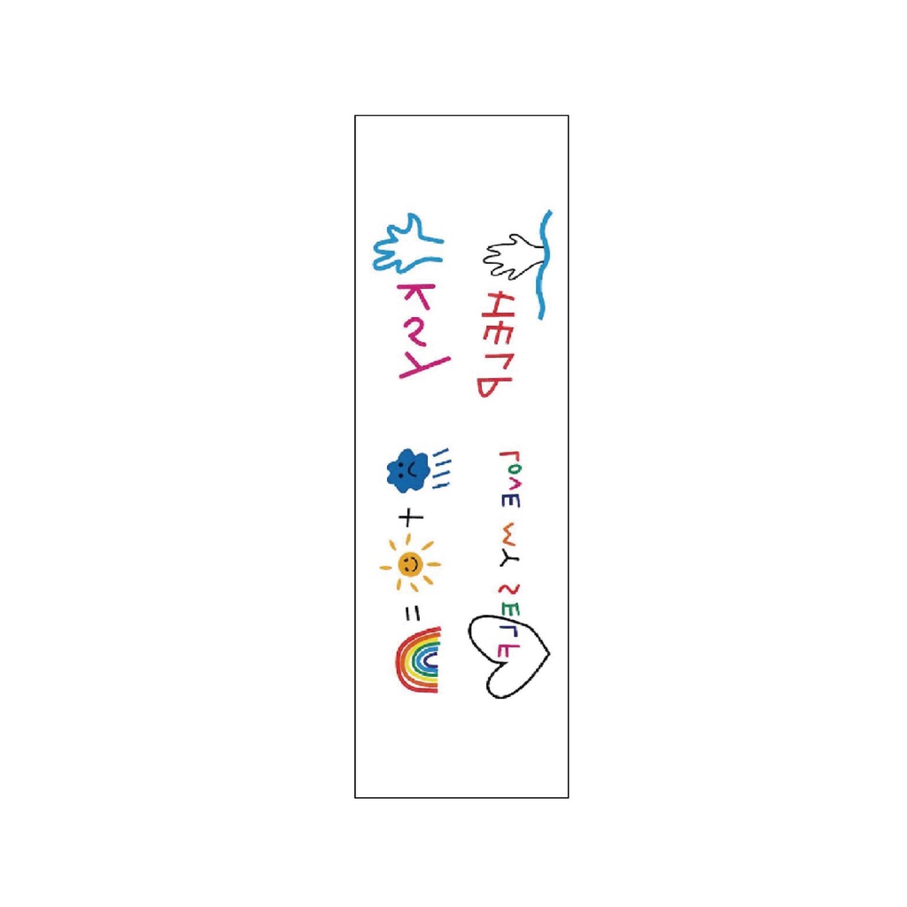 Hình Xăm Tạm Thời 9.8*3.0cm Chống Thấm Nước Lâu Trôi 10~15 Ngày