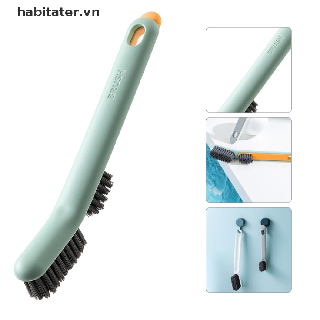 Bàn chải lau chùi giày dép lông mềm 2 trong 1