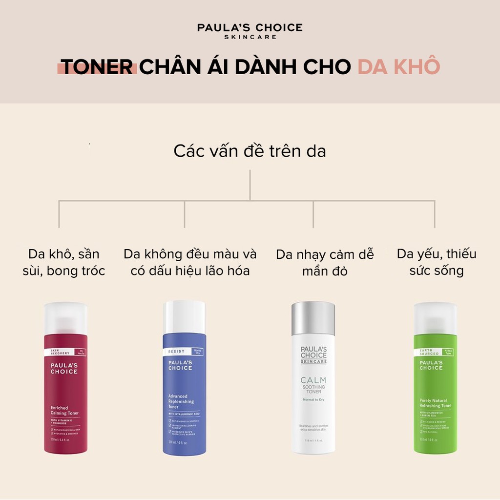 [PAULA'S CHOICE] Toner chống lão hóa, bổ sung chuyên sâu Resist Advanced Replenishing Toner (Mã 7670)