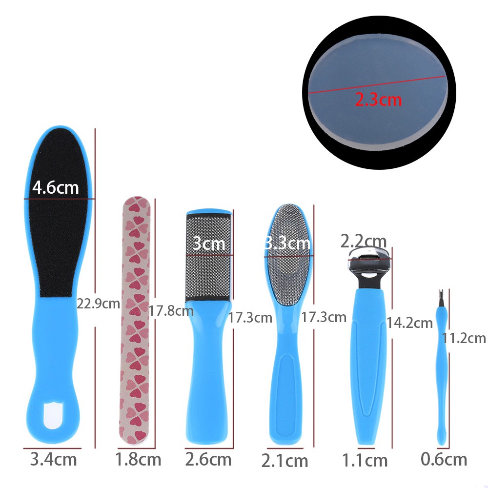 Bộ dụng cụ tẩy da chết cho gót chân 8 trong 1