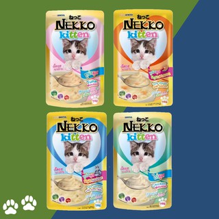 Pate Cho Mèo Nekko Kitten Thức Ăn Cho Mèo Con Phát Triển Toàn Diện