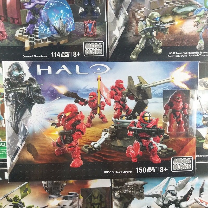 ✨Khối Xây Dựng Mega Bloks Mega / Mega Bloks Halo Halo Halo Ring Spartan Rhino Firepower