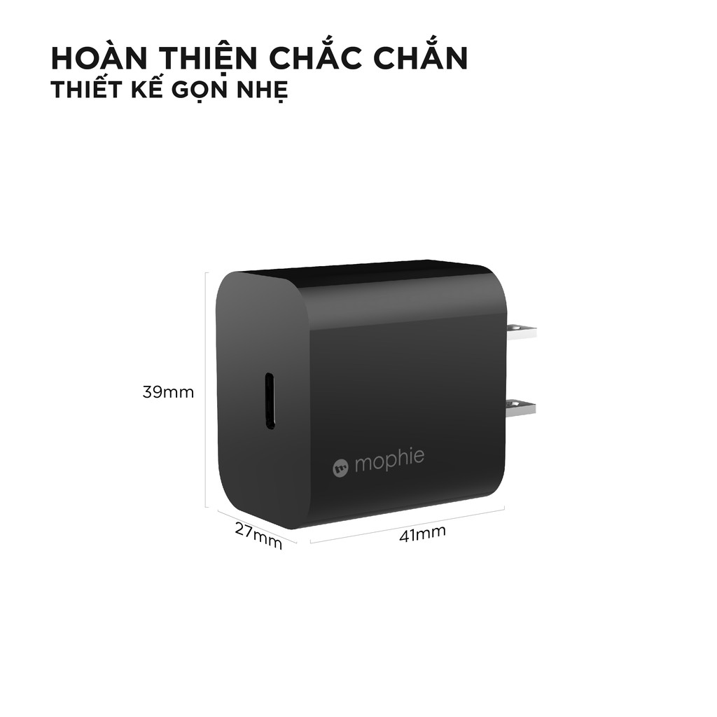 Combo sạc dự phòng không dây Energizer 10000mAh QE10007PQ + cốc sạc Mophie 20W - Hàng Chính Hãng, Bảo Hành 2 Năm 1 Đổi 1