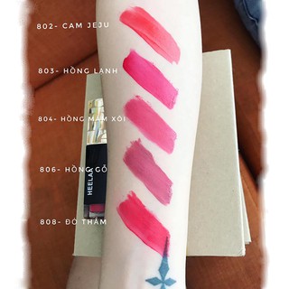 Son kem siêu lì Heelaa Holic Visual Veil Lip Lacquer 5ml