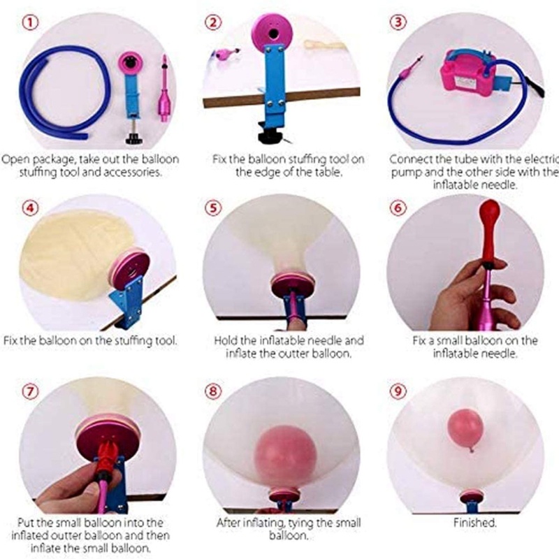 Dụng cụ bơm bóng bay dùng trang trí tiệc cưới/ sinh nhật