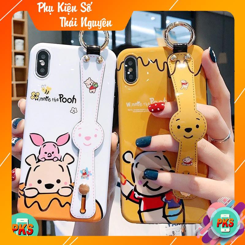 Ốp Iring Dẻo Có Móc Tay Kiêm Giá Đỡ Điện Thoại Gấu Pooh - Lợn Piglet - Iphone (6_Pro  max) | BigBuy360 - bigbuy360.vn