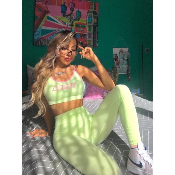 Bộ đồ tập Gym nữ botee Get Loud 2 dây quần dàip