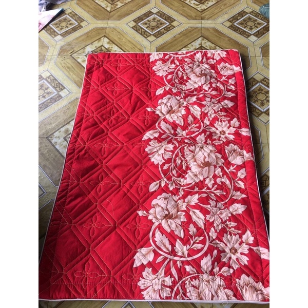 [Hàng Mới Về] Bộ 2 Vỏ gối nằm trần bông cao cấp mẫu Lá Cọ, áo gối đầu poly giá rẻ - Có bán lẻ 1 chiếc