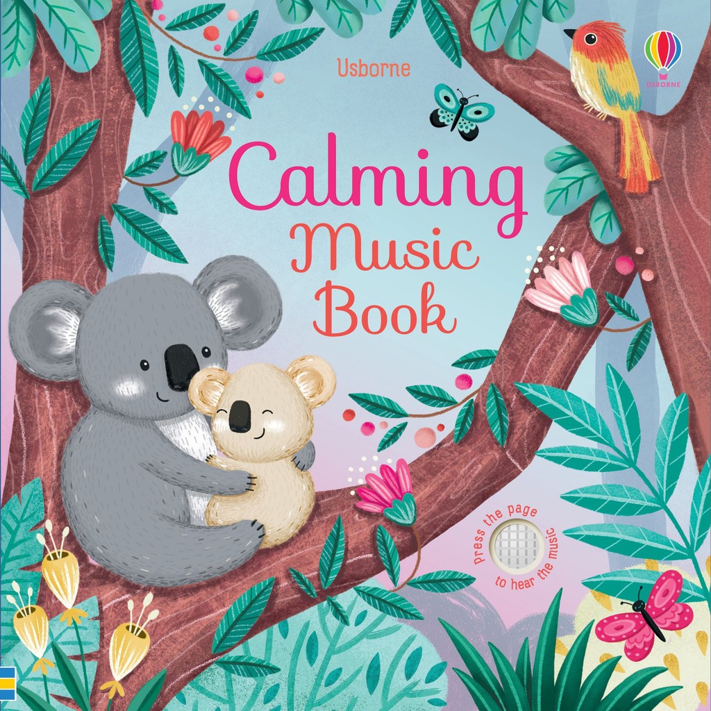 Sách âm nhạc Calming Music Book Usborne cho bé thư giãn, ngủ ngon