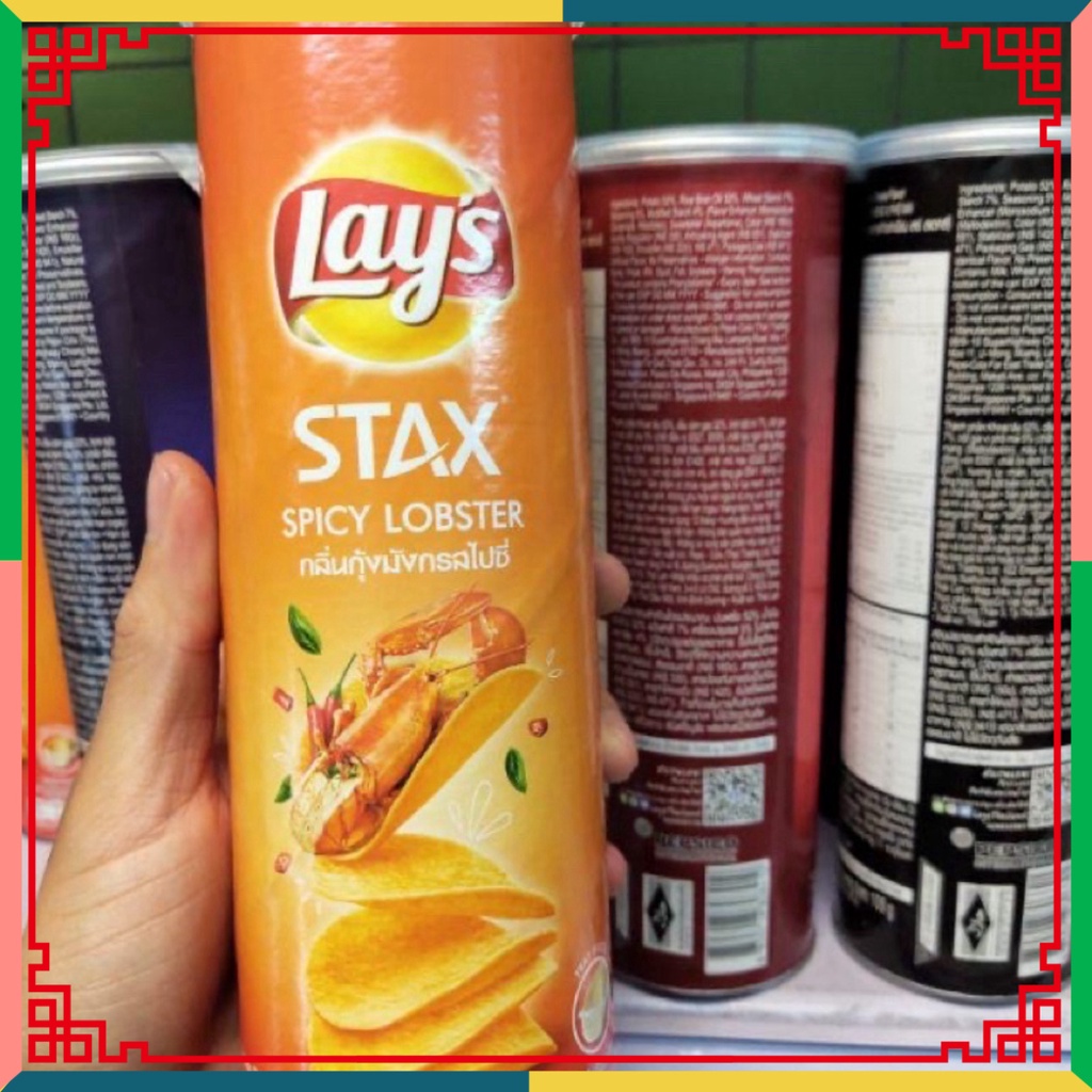 Khoai tây ống Lays stax 105g/160g [ Đủ Vị ] ( Đại lý Ngọc Toản)