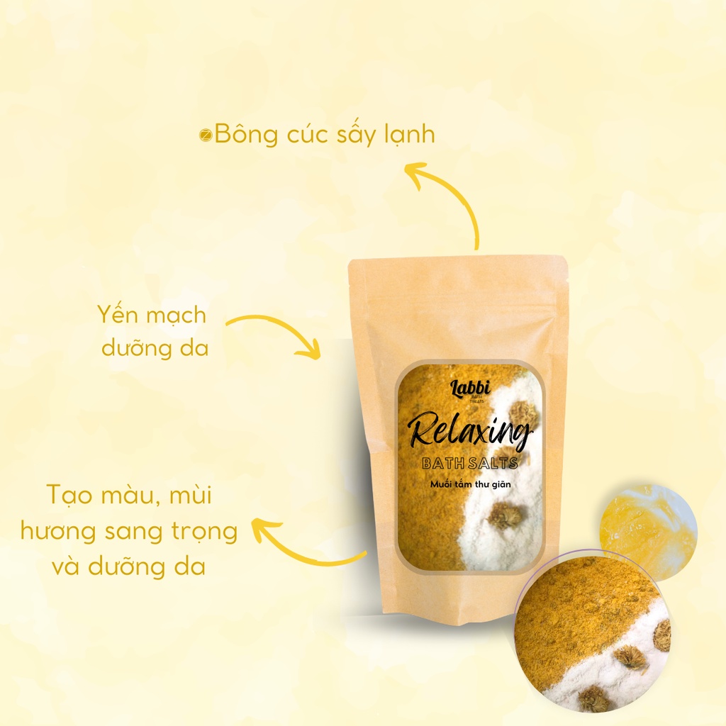 TUSCAN SUN [Labbi] Relaxing Bath Salt / Muối thư giãn dưỡng da